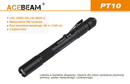 Flashlight ACEBEAM PT10 CREE XP-L High Density LED