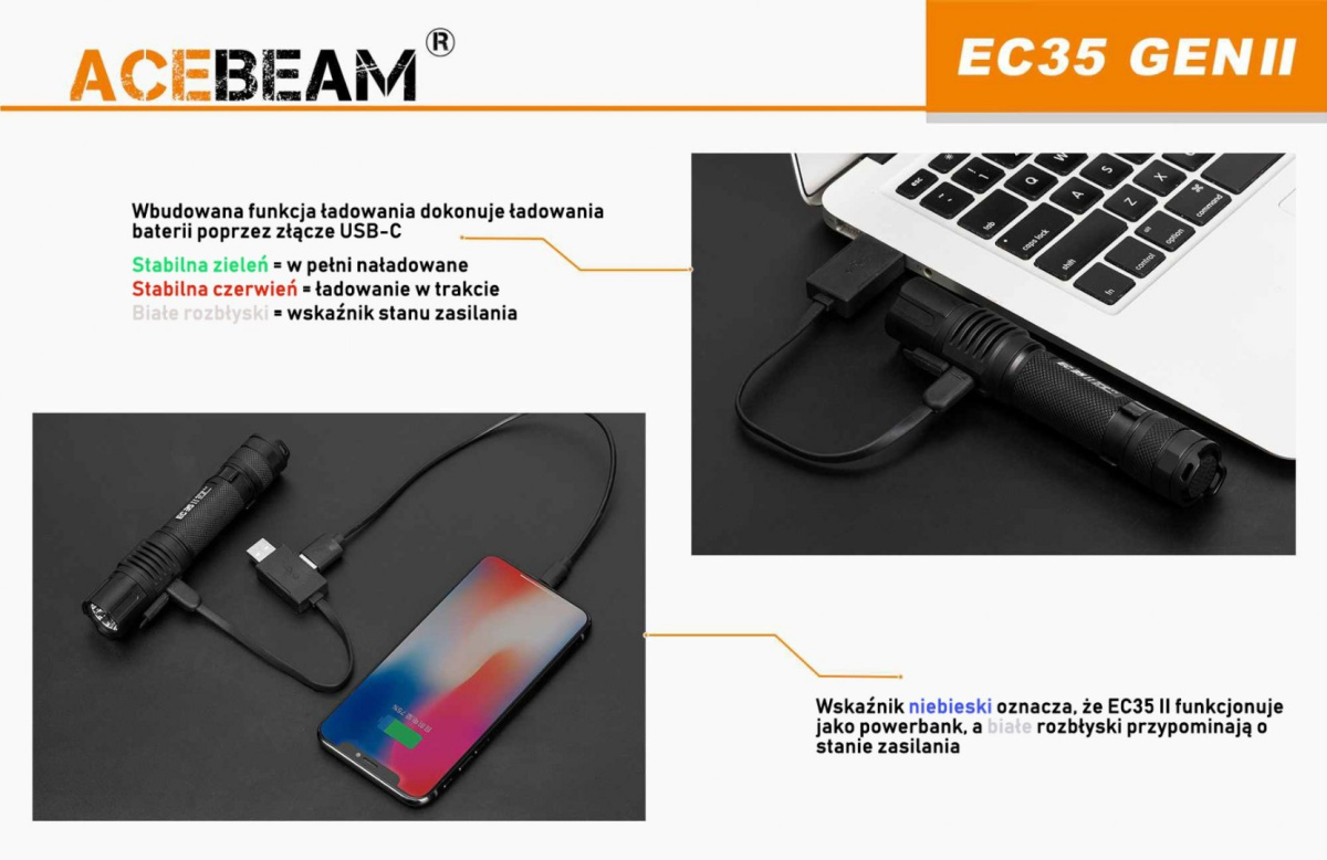 Acebeam EC35 GEN II Flashlight