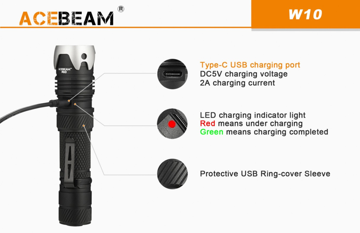 Acebeam W10 Flashlight