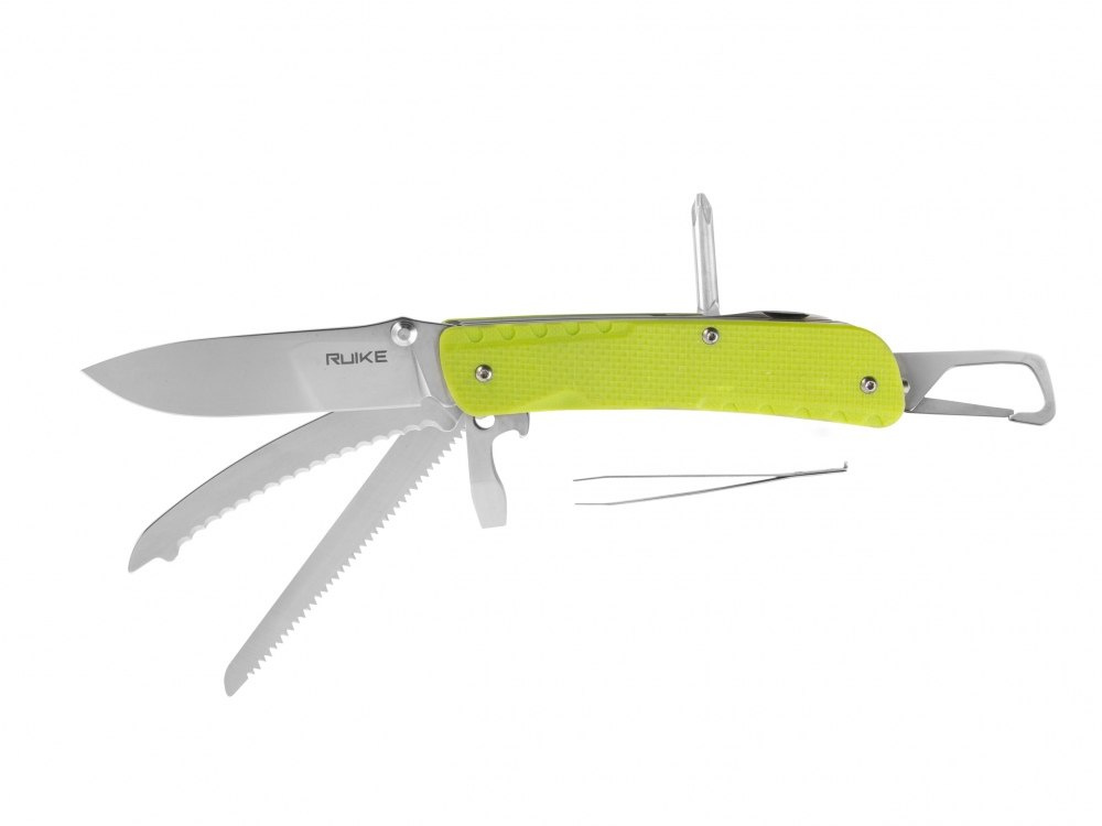Army knife multifunction LD43 Ruike, green
