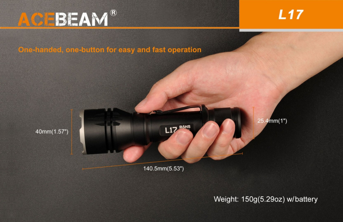 Flashlight Acebeam L17