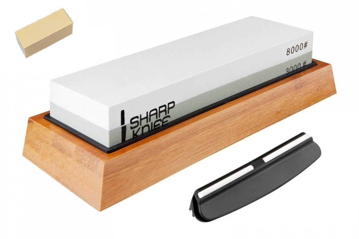 Water stone Sharpener Sharp Knife 1000/6000 + Set