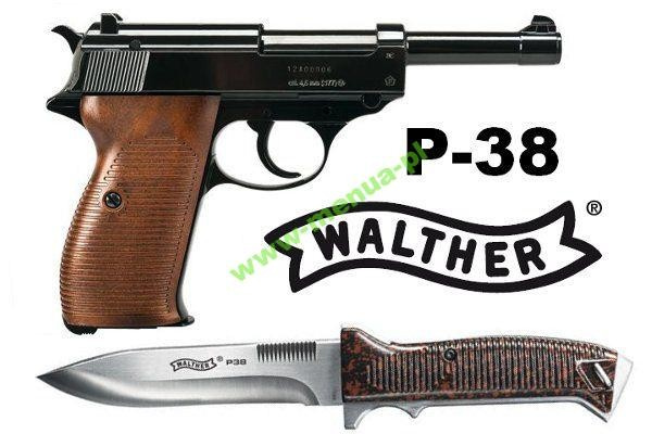 Pistolet Walther P-38+noż WALTHER P-38