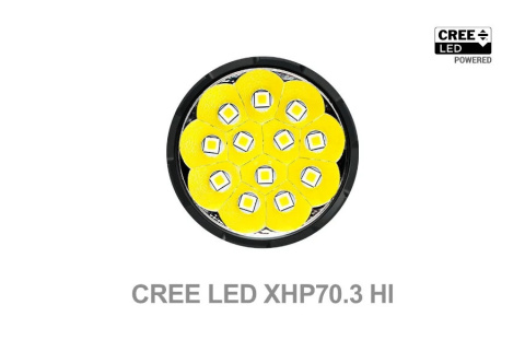 Latarka Acebeam X75 67000 lumenów wersja XHP70.3 HI 6500K