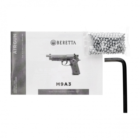 Pistolet wiatrówka Beretta M9A3 FM 4,5 mm czarny