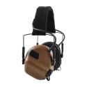 Aktywne ochronniki słuchu Earmor M31-CB Plus coyote brown