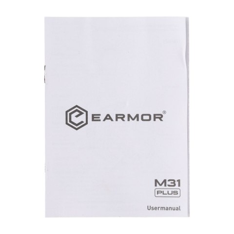 Aktywne ochronniki słuchu Earmor M31-CB Plus coyote brown