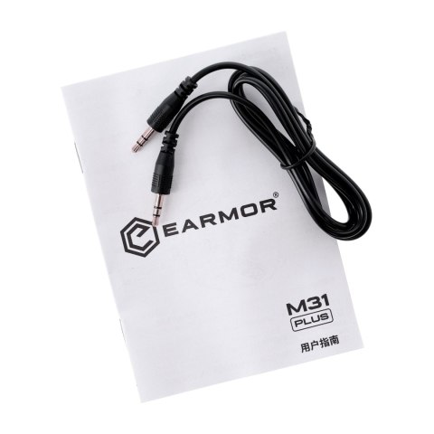 Aktywne ochronniki słuchu Earmor M31 Plus czarne