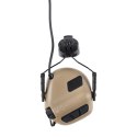 Aktywne ochronniki słuchu do hełmów Earmor M31H-TN/ARC Plus Fast coyote tan