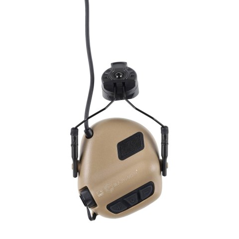 Aktywne ochronniki słuchu do hełmów Earmor M31H-TN/ARC Plus Fast coyote tan
