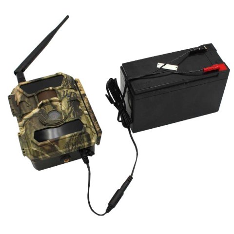 Akumulator żelowy do fotopułapek 12V 7Ah - zestaw do zasilania