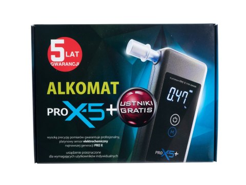 Alkomat tester trzeźwości PRO X-5 plus