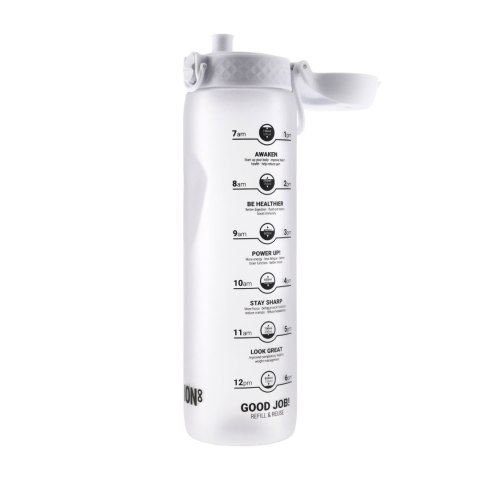 Bidon sportowy ION8 1000 ml Ice Motivator bezbarwny