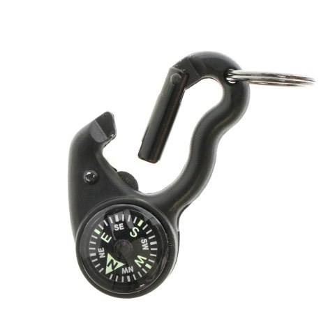 Brelok, karabińczyk z kompasem i lupą Sun Co. MagniComp świecący w ciemności