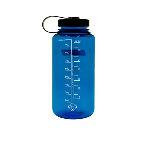 Butelka Nalgene Wide Mouth 1 l niebieska z szerokim wlewem