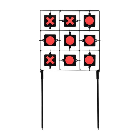 Cel wiatrówkowy RazorGun kółko-krzyżyk stalowy