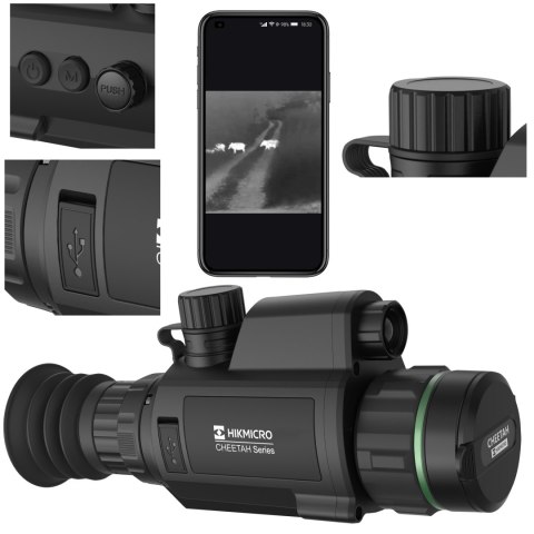 Celownik noktowizyjny noktowizor HIKMICRO Cheetah LFR 940 nm