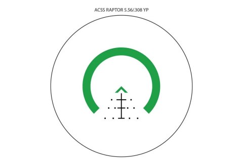 Celownik pryzmatyczny Primary Arms SLx 3x Micro Prism iR Green ACSS Raptor 5,56/.308 Yard