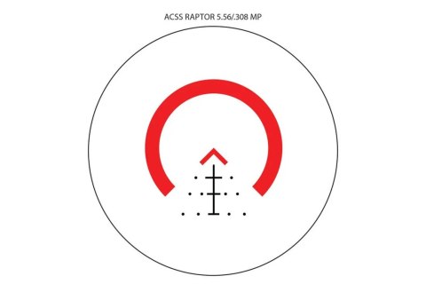 Celownik pryzmatyczny Primary Arms SLx 3x Micro Prism iR Red ACSS Raptor 5,56/.308 Meter