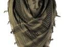 Chusta arafatka Mil-Tec zielono-czarna z karabinami