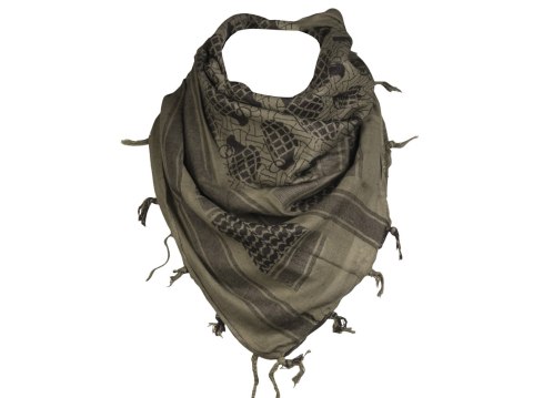 Chusta arafatka Mil-Tec zielono-czarna