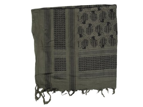 Chusta arafatka Mil-Tec zielono-czarna