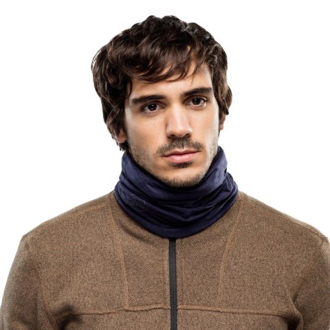 Chusta unisex BUFF wielofunkcyjna EcoStretch Solid granatowa
