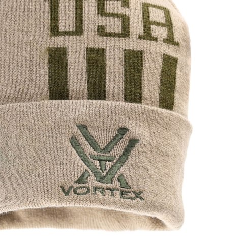 Czapka unisex Vortex USA Knit oliwkowa