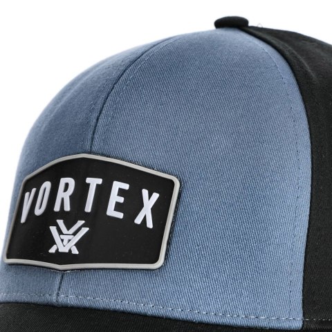 Czapka z daszkiem męska Vortex GO Big Patch niebiesko-szara