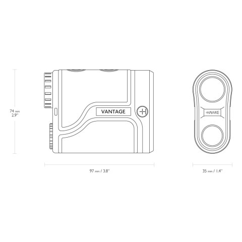 Dalmierz laserowy Hawke Vantage LRF 900