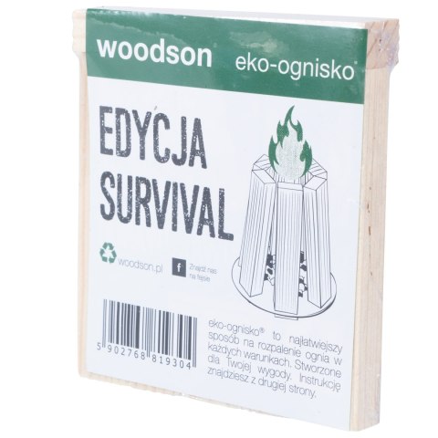 Ekologiczna rozpałka Woodson Eko - ognisko Survival 1 - pak