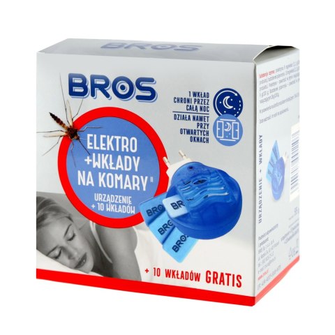 Elektro + 10 wkładów Bros na komary