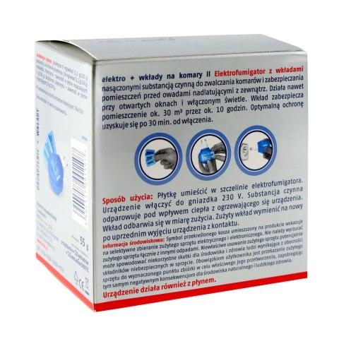 Elektro + 10 wkładów Bros na komary