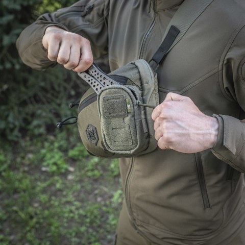 Ergonomiczna M-Tac kieszeń naramienna Elite Hex zielona