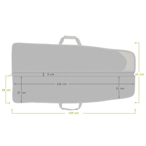 Futerał na broń Beretta Boar Rifle Case 129cm zielono/brązowy