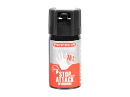 Gaz pieprzowy Perfecta Stop Attack Xtreme stożek 40 ml