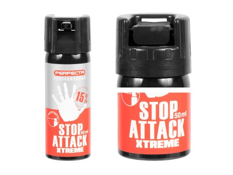 Gaz pieprzowy Perfecta Stop Attack Xtreme strumień 50 ml