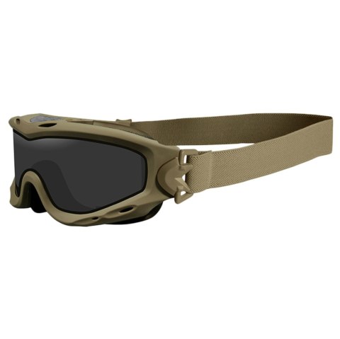 Gogle taktyczne Wiley X Spear SP293DLT smoke / clear / rust, jasnobrązowe oprawki
