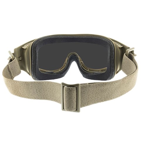 Gogle taktyczne Wiley X Spear SP293DLT smoke / clear / rust, jasnobrązowe oprawki