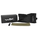Gogle taktyczne Wiley X Spear SP293T smoke / clear / light rust, jasnobrązowe oprawki