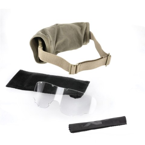 Gogle taktyczne Wiley X Spear SP29T grey / clear, jasnobrązowe oprawki