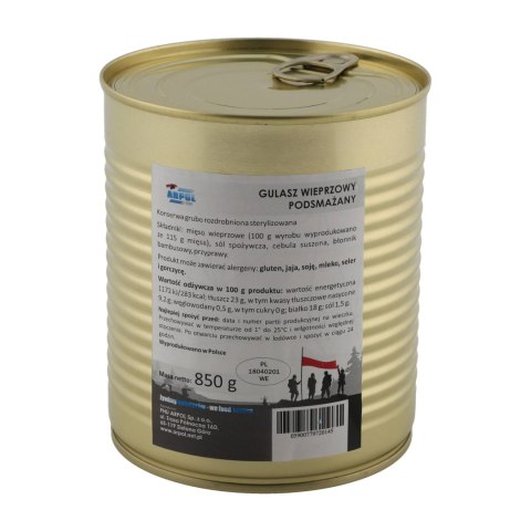 Gulasz wieprzowy Arpol podsmażany 850 g