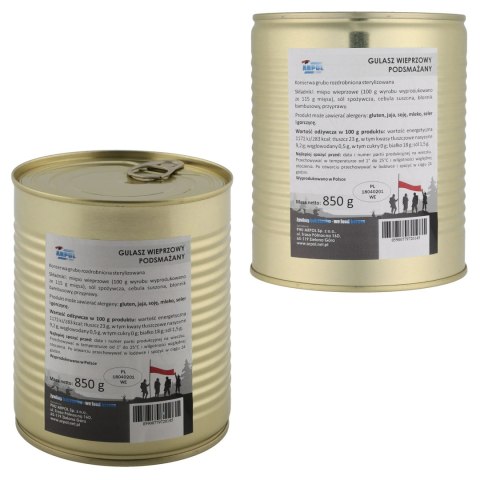 Gulasz wieprzowy Arpol podsmażany 850 g