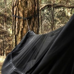 Hamak obozowy TigerWood Niedźwiedź z moskitierą czarny