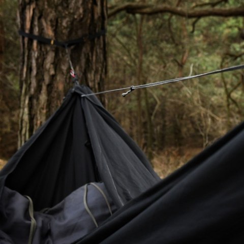 Hamak obozowy TigerWood Niedźwiedź z moskitierą czarny