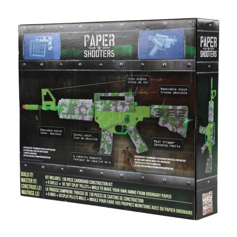 Karabin Paper Shooters Green Spit zestaw