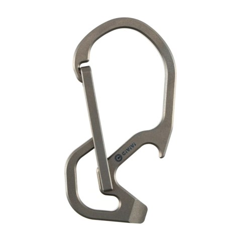 Karabińczyk do kluczy Civivi Click Gray Titanium CA-01A