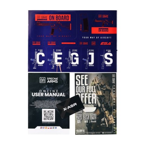 Karabinek ASG Specna Arms SA-F03 FLEX™ GATE X-ASR Czarny