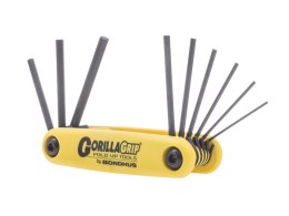 Klucze ampułowe Bondhus Allen calowe .050 - 3/16