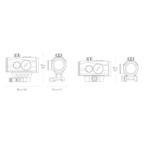 Kolimator Hawke Endurance RD 1x30 Weaver 3 MOA Dot